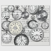 ワンダビクトリアンランドの懐中時計のアリス ラッピングペーパー (フラット)