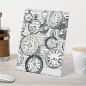 ワンダビクトリアンランドの懐中時計のアリス 台座サイン (インサイチュ)