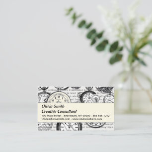 ワンダビクトリアンランドの懐中時計のアリス 名刺