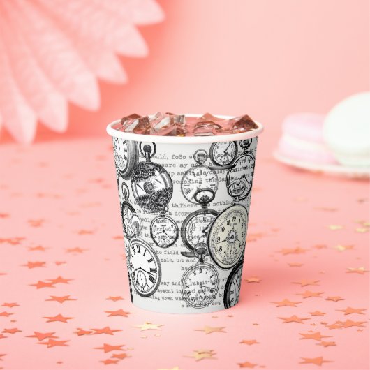 ワンダビクトリアンランドの懐中時計のアリス 紙コップ (インサイチュ)