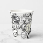 ワンダビクトリアンランドの懐中時計のアリス 紙コップ (裏面)