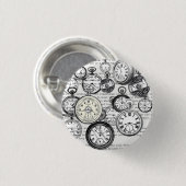 ワンダビクトリアンランドの懐中時計のアリス 缶バッジ (正面&裏面)