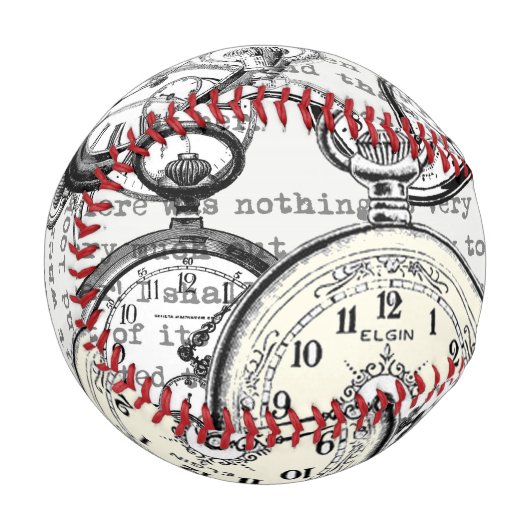 ワンダビクトリアンランドの懐中時計のアリス 野球ボール (正面左)