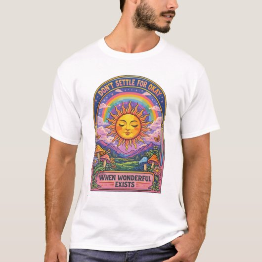 ワンダフルが存在するとき Tシャツ (正面)