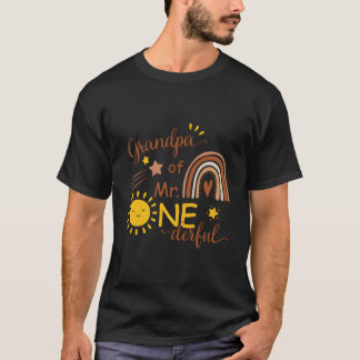ワンダフルなおじいちゃん ボヘミア サン 1歳の誕生日 Tシャツ