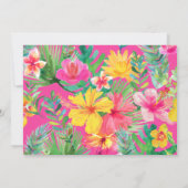 ワンダフルなファーストバースデールアウ 招待状 (裏面)