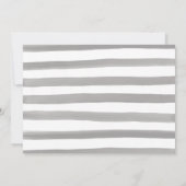 ワンダフルな現代の写真 1歳の誕生日 招待状 (裏面)