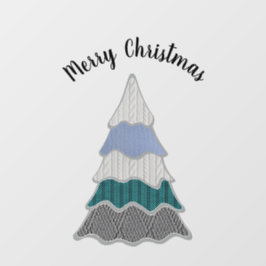 ワンダフルスウェッターメリークリスマスツリー ウィンドウサイン