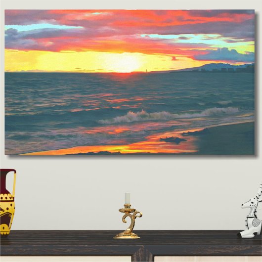 ワンダフルデー1490アート キャンバスプリント