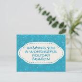 ワンダフルホリデーシーズンはがき ポストカード (スタンド正面)