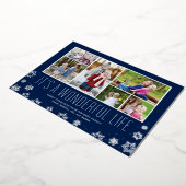 ワンダフルライフ マルチフォト ホリデーカード 箔シーズンカード (回転した状態)