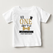 ワンダフル1歳の誕生日 ベビーTシャツ (正面)