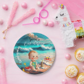ワンダフル1歳の誕生日 ペーパープレート (パーティー)