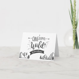 ワンダフル ワイルド アドベンチャー サンクス カード 男の子