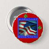 ワンダブルオーセントパトリックの日の資金調達者 缶バッジ (正面&裏面)