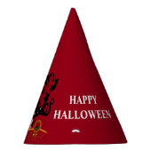 ワンダリングウィッチハロウィーンスパイダーウェブ子供の誕生日 パーティーハット (右)