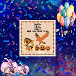 ワンダリングウィッチレイヴンハロウィーンパンプキンス誕生日 スタンダードランチョンナプキン