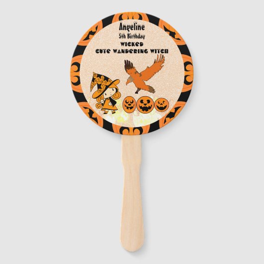ワンダリングウィッチレイヴンハロウィーンパンプキンス誕生日 ハンドファン (正面)