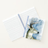 ワンダリングスタグ – 水彩 ノートブック (内部)