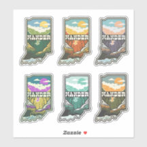 ワンダーインディアナビニールステッカーシート