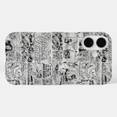 ワンダーウーマン ビンテージコミックパターン Case-Mate iPhoneケース (裏面 (横))
