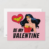 ワンダーウーマン | 素敵なバレンタイン シーズンポストカード (正面/裏面)