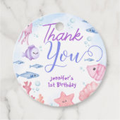 ワンダーザシーガールズ1st誕生日かわいい海 フェイバータグ (正面)