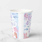 ワンダーザシーガールズ1st誕生日かわいい海 紙コップ (右)