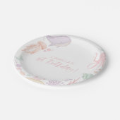 ワンダーザシーガールズ1st誕生日 ペーパープレート (アングル)