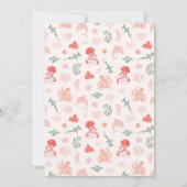 ワンダーザシーガール1st誕生日パーティー 招待状 (裏面)