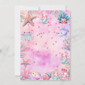 ワンダーザシーキッズ1st誕生日パーティー 招待状 (裏面)