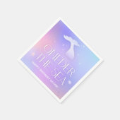 ワンダーザシースパークお洒落リーマーメイド誕生日 スタンダードカクテルナプキン (角)