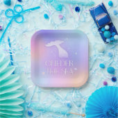 ワンダーザシースパークお洒落リーマーメイド誕生日 ペーパープレート (パーティー)