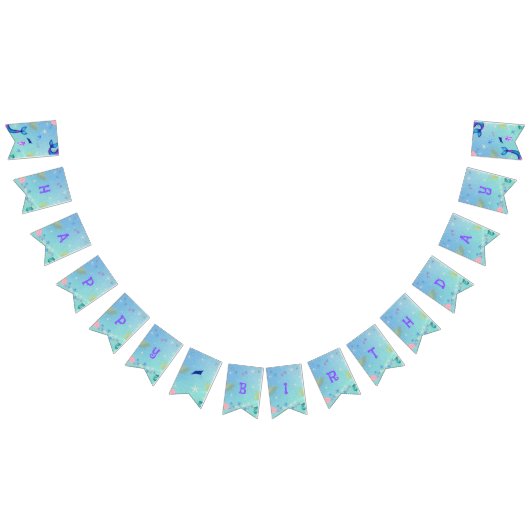 ワンダーザシーファースト誕生日バンティングバナー バンティングフラッグ (全)