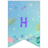 ワンダーザシーファースト誕生日バンティングバナー バンティングフラッグ (第2の旗)