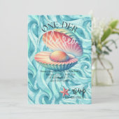 ワンダーザシーファースト誕生日招待状 招待状 (スタンド正面)