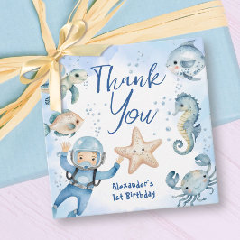 ワンダーザシーボーイ1st誕生日かわいい海 フェイバータグ