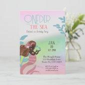 ワンダーザシーマーメイドファースト誕生日 招待状 (スタンド正面)