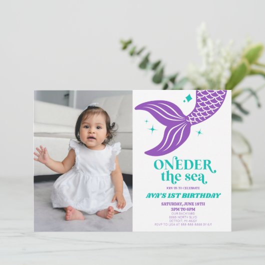 ワンダーザシーマーメイド第1回生誕祭パーティー 招待状 (スタンド正面)