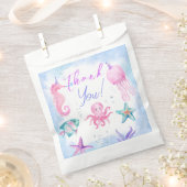 ワンダーザシーマーメイド1歳の誕生日かわいい海 フェイバーバッグ (クリップ留めされた状態)