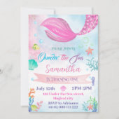 ワンダーザシーマーメイド1st第1誕生日 招待状 (正面)