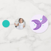 ワンダーザシーマーメイド1st誕生日パーティー コンフェッティ (正面)