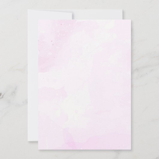 ワンダーザシーマーメイド1st誕生日パーティー 招待状 (裏面)