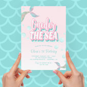 ワンダーザシーマーメイド1st誕生日 招待状