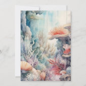 ワンダーザシーライフ1st誕生日 招待状 (裏面)