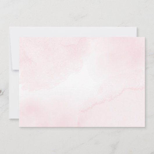 ワンダーザシー海動物少女の誕生日写真 招待状 (裏面)