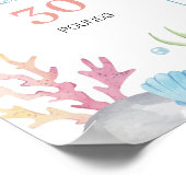 ワンダーザシー誕生日マイルストーンサインポスター ポスター (角)