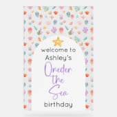 ワンダーザシー誕生日歓迎 アクリルサイン (正面)