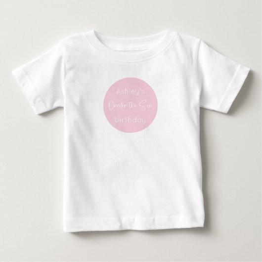 ワンダーザシー誕生日 ベビーTシャツ (正面)