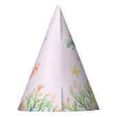 ワンダーザシー1st誕生日ガール パーティーハット (裏面)